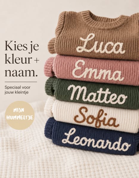 Een Gebreide Trui Met Eigen Naam!