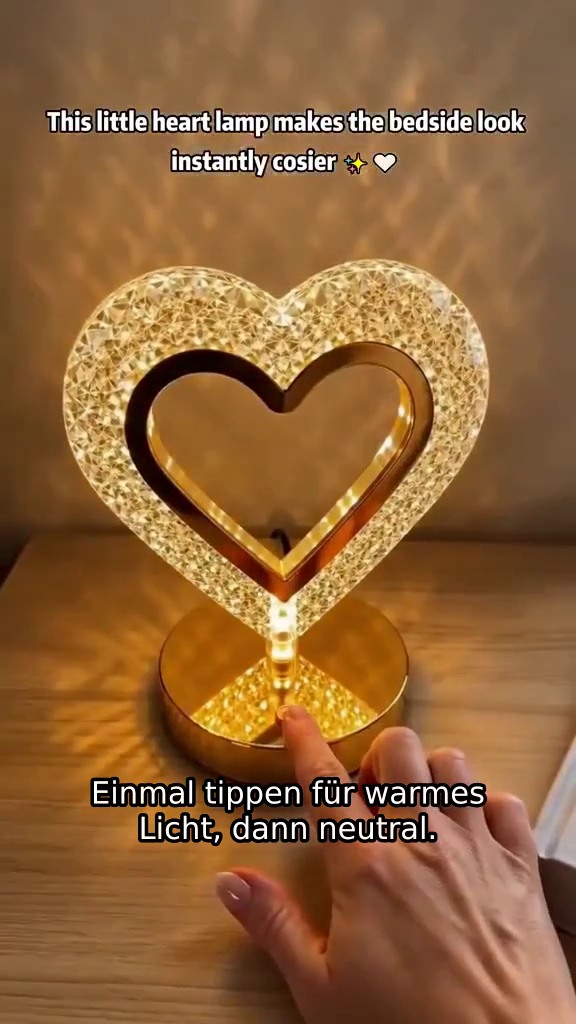 Kristall-Herzlicht – warmer Schimmer für besondere Abende