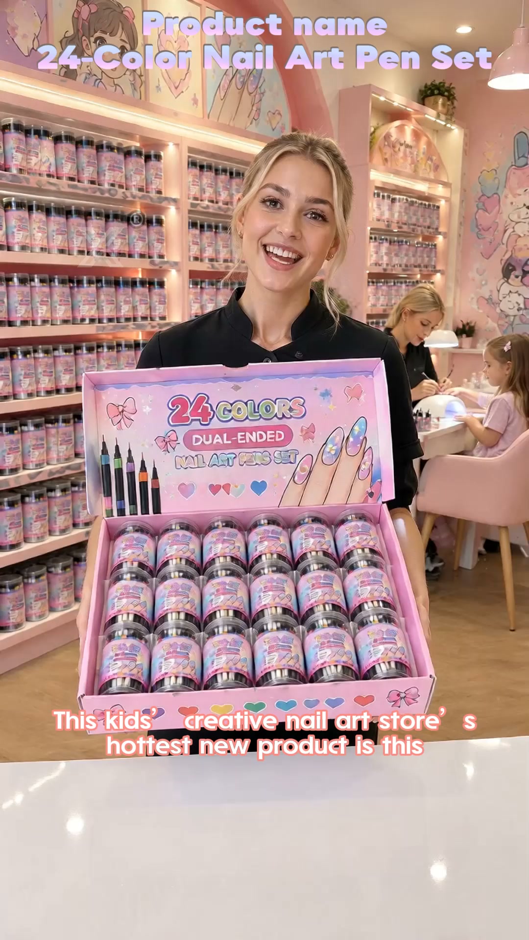 50% Off!24 Colours Dual-Ended Nail Art Pens