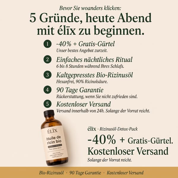Entgiften Sie Ihren Körper auf natürliche Weise