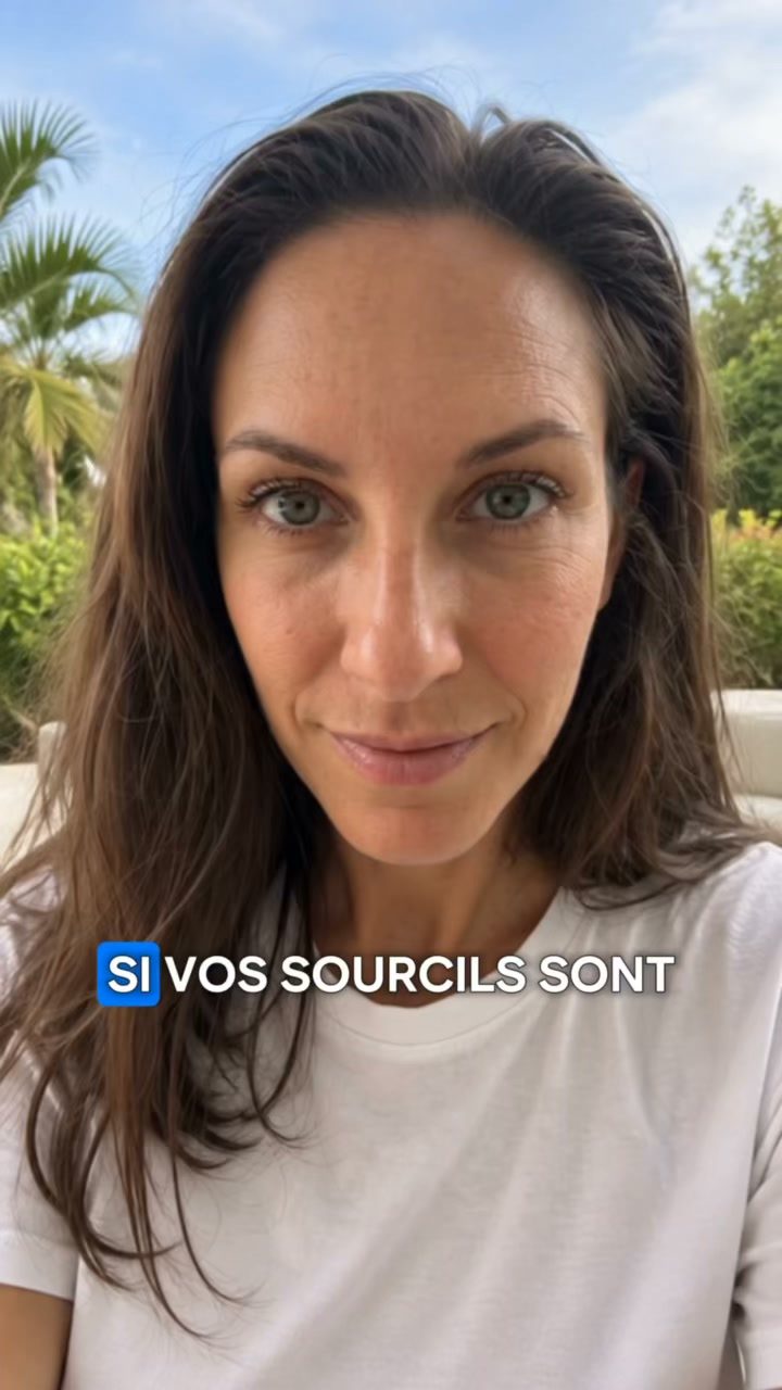 Des sourcils visibles, un tracé doux
