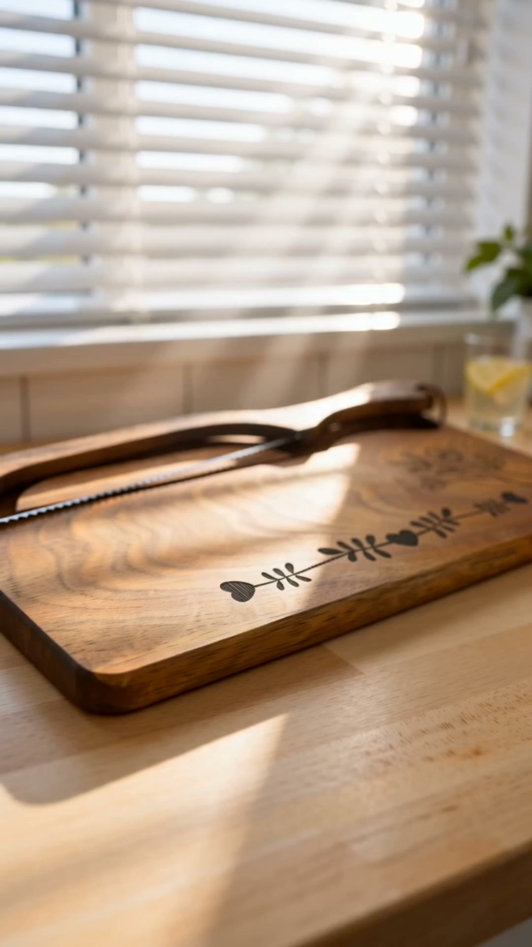 Personalized Wooden Bread Slicer