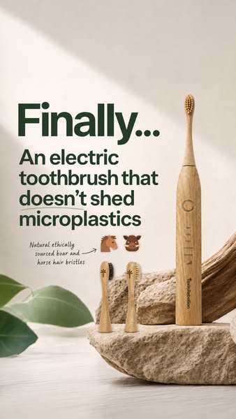 Finally. Electric Without Nylon Bristles.