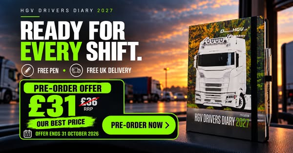 HGV Drivers Diary 2027 – £31