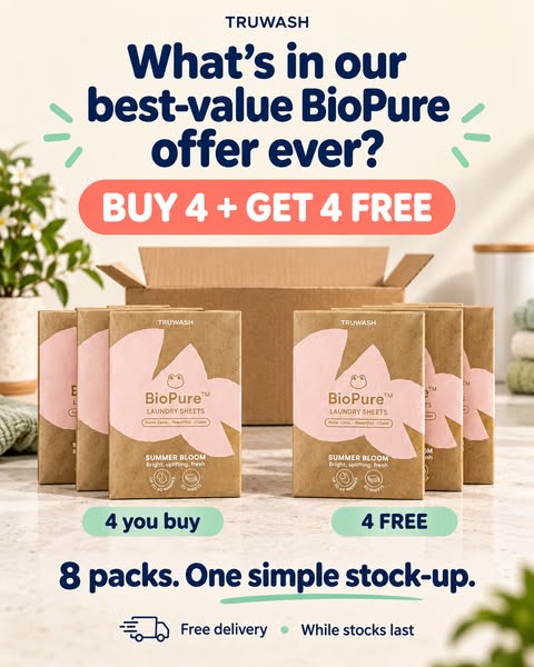 Buy 4, Get 4 FREE · While stocks last