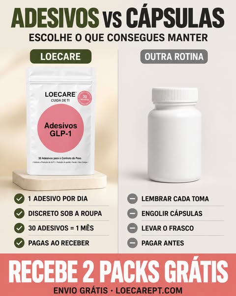 Adesivos vs. cápsulas