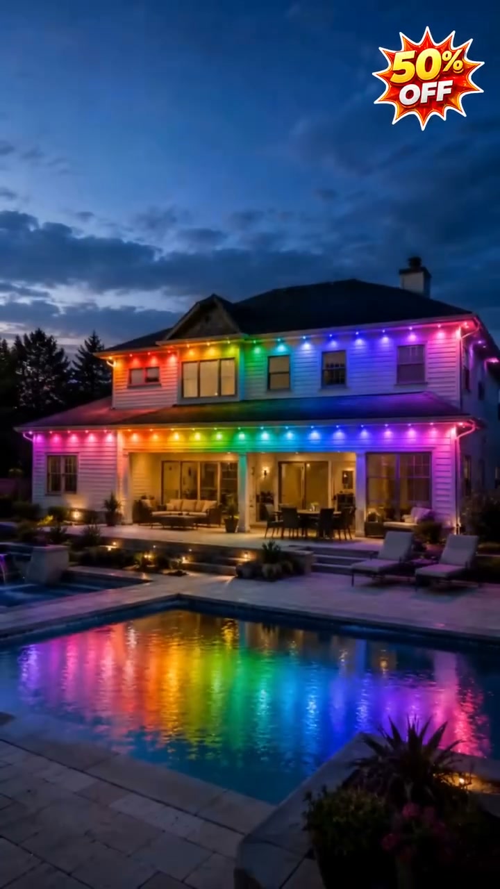Install your smart outdoor lights once, then change the look of your home right from your phone.