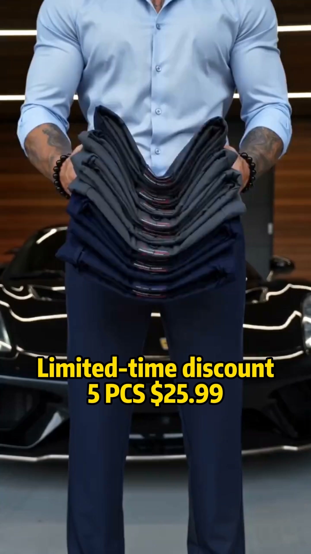 Men's Stretch Dress Pants – Comfortable, Wrinkle-Resistant Casual Trousers