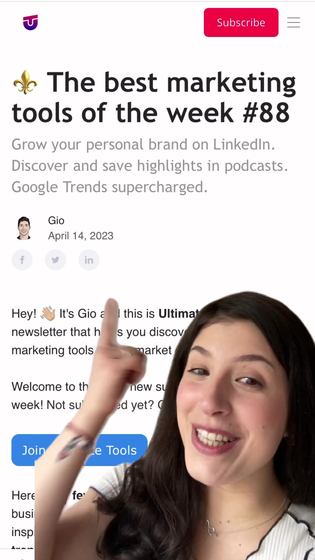 Join over 20k marketing enthusiasts!