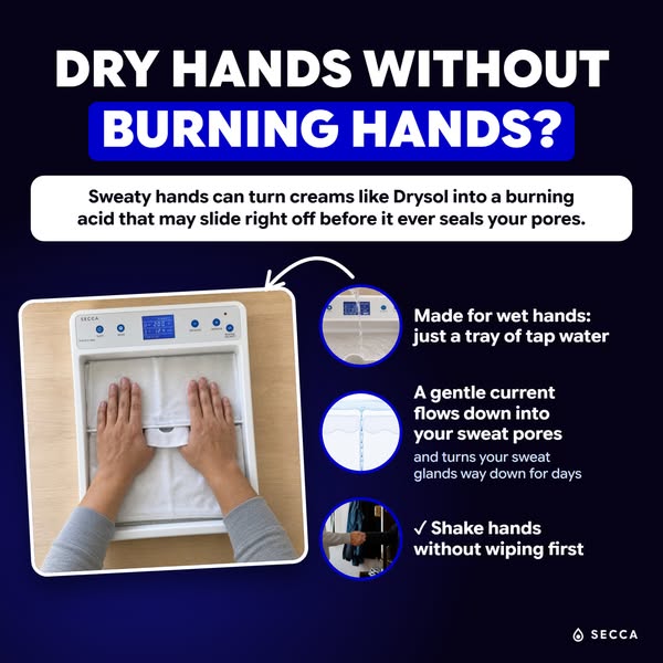 Dry hands without burning hands.