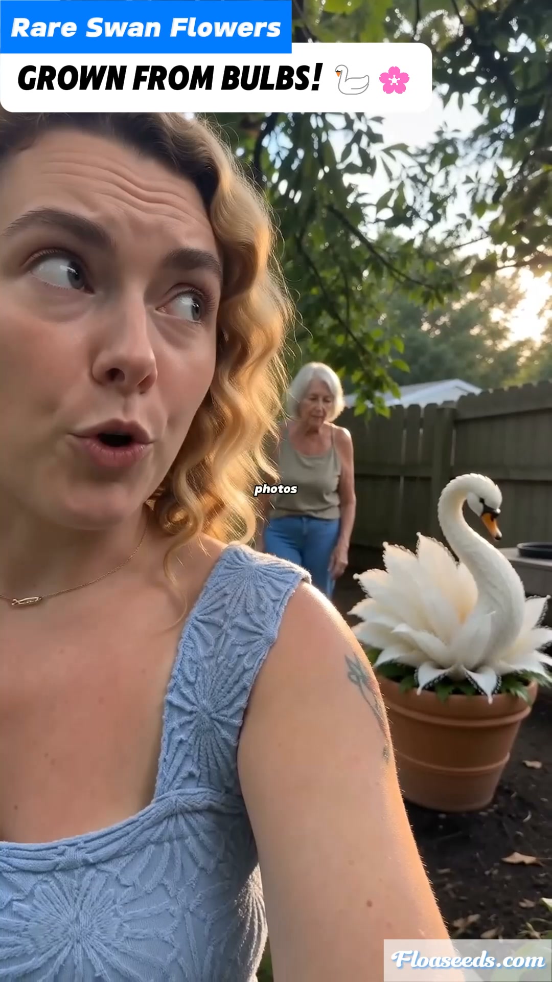 Swan Flower Collection Turn Your Garden into a Living Swan Paradise !