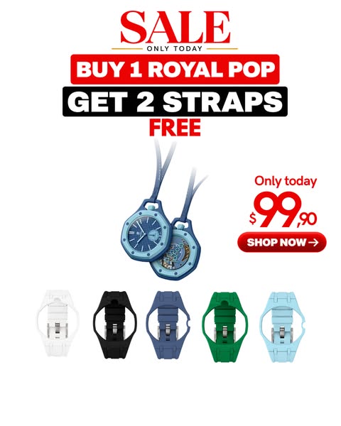 GET 2 EXTRA STRAPS FREE