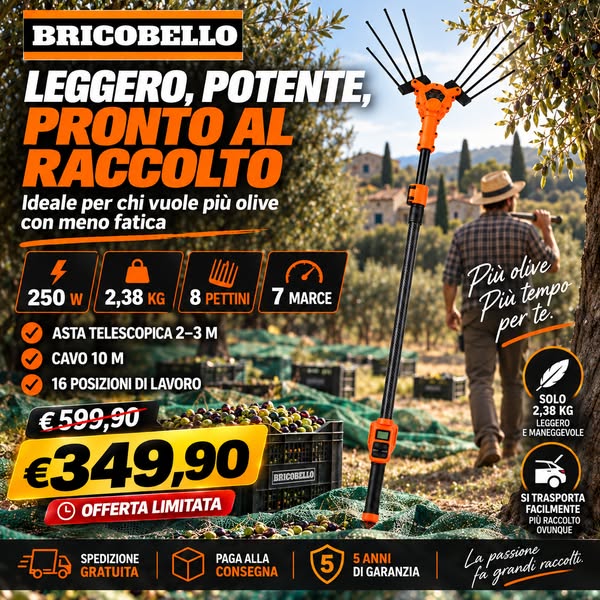 5 anni di garanzia BricoBello