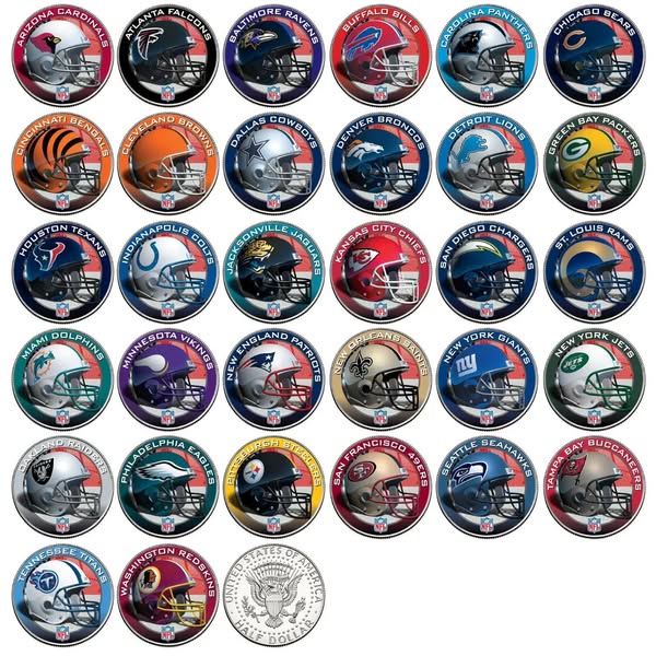 Official NFL Helmet Collectible Coin – Pick Your Team!