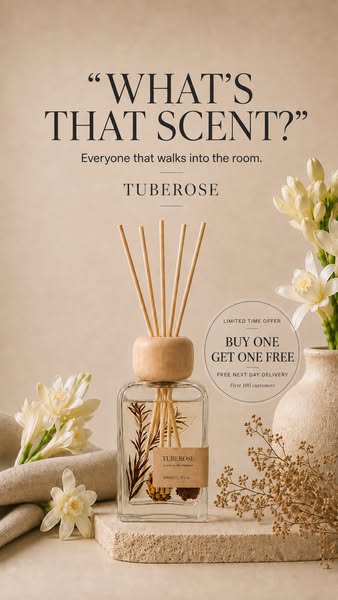Buy One Botanical Diffuser, Get One FREE