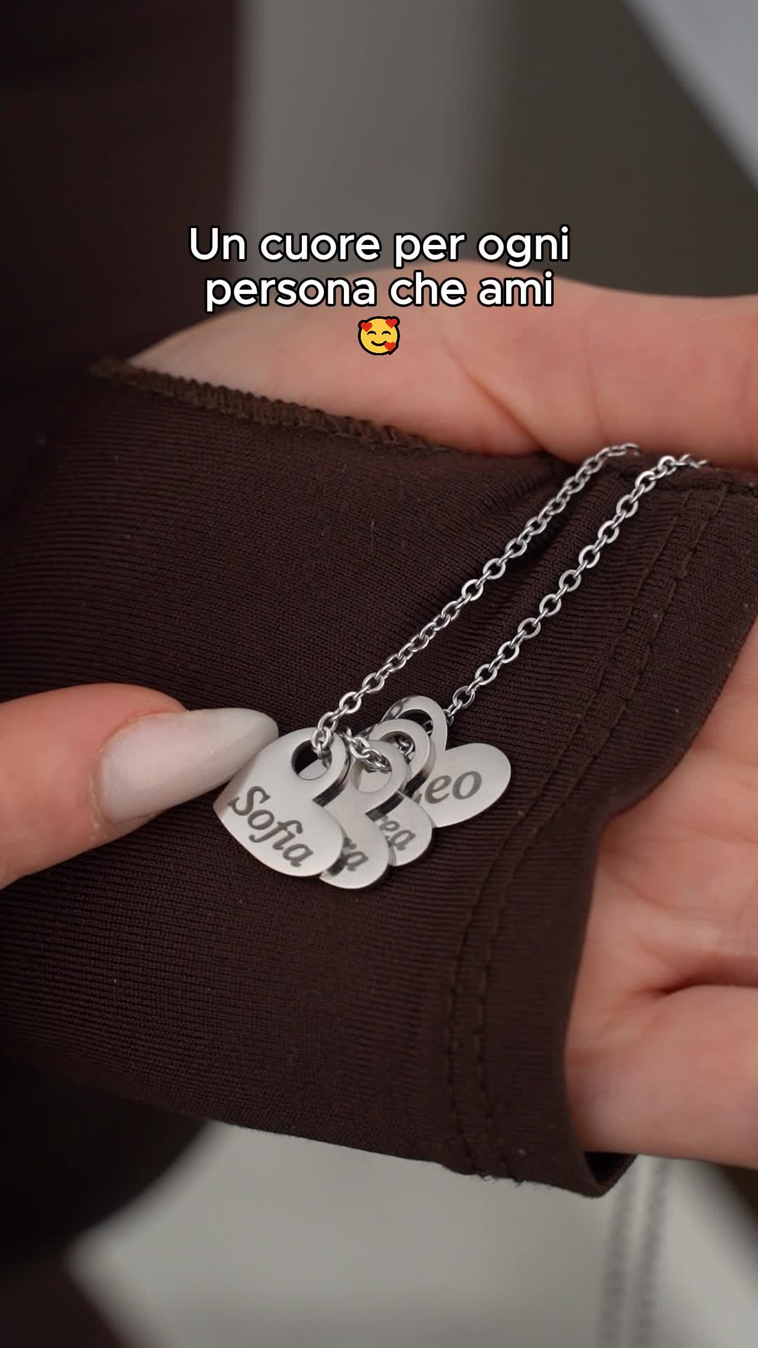 Collana Cuori di Mamma