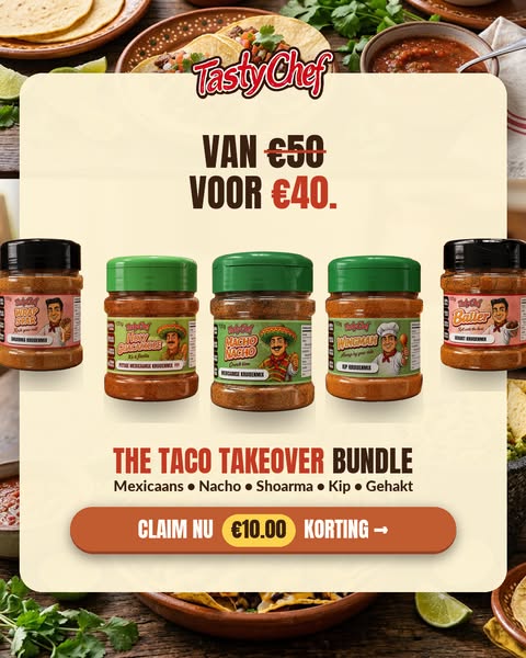 0% zout. 0% suiker. Vol smaak.