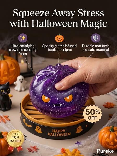 Halloween Ghost Squeeze Fun