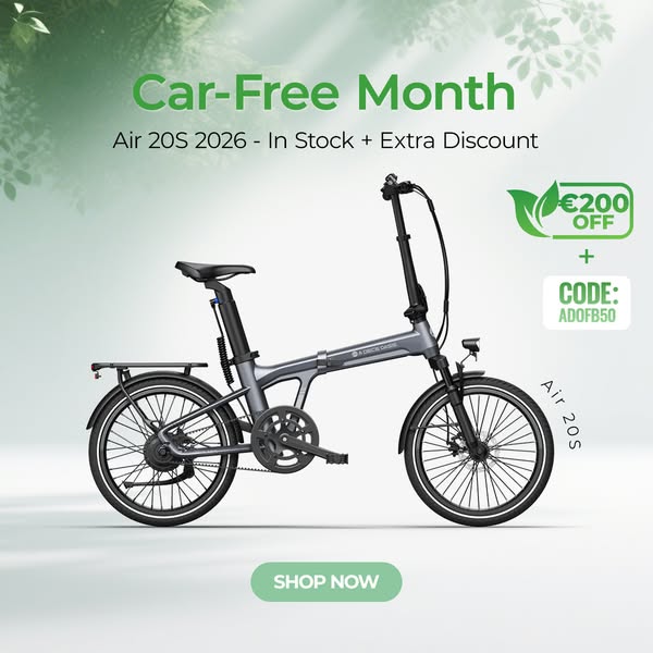 ADO Air 20S 2026 Car-Free Month Special