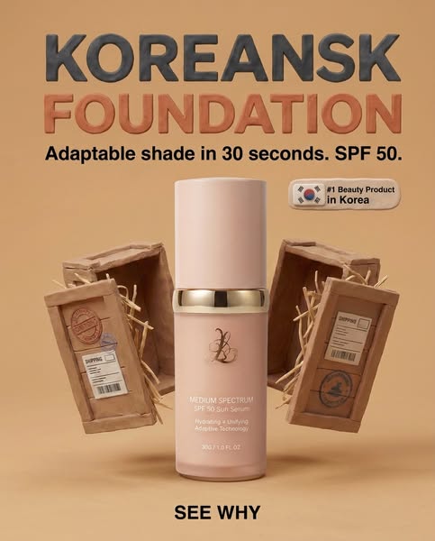 The Korean pharmacy foundation women over 50 are switching to