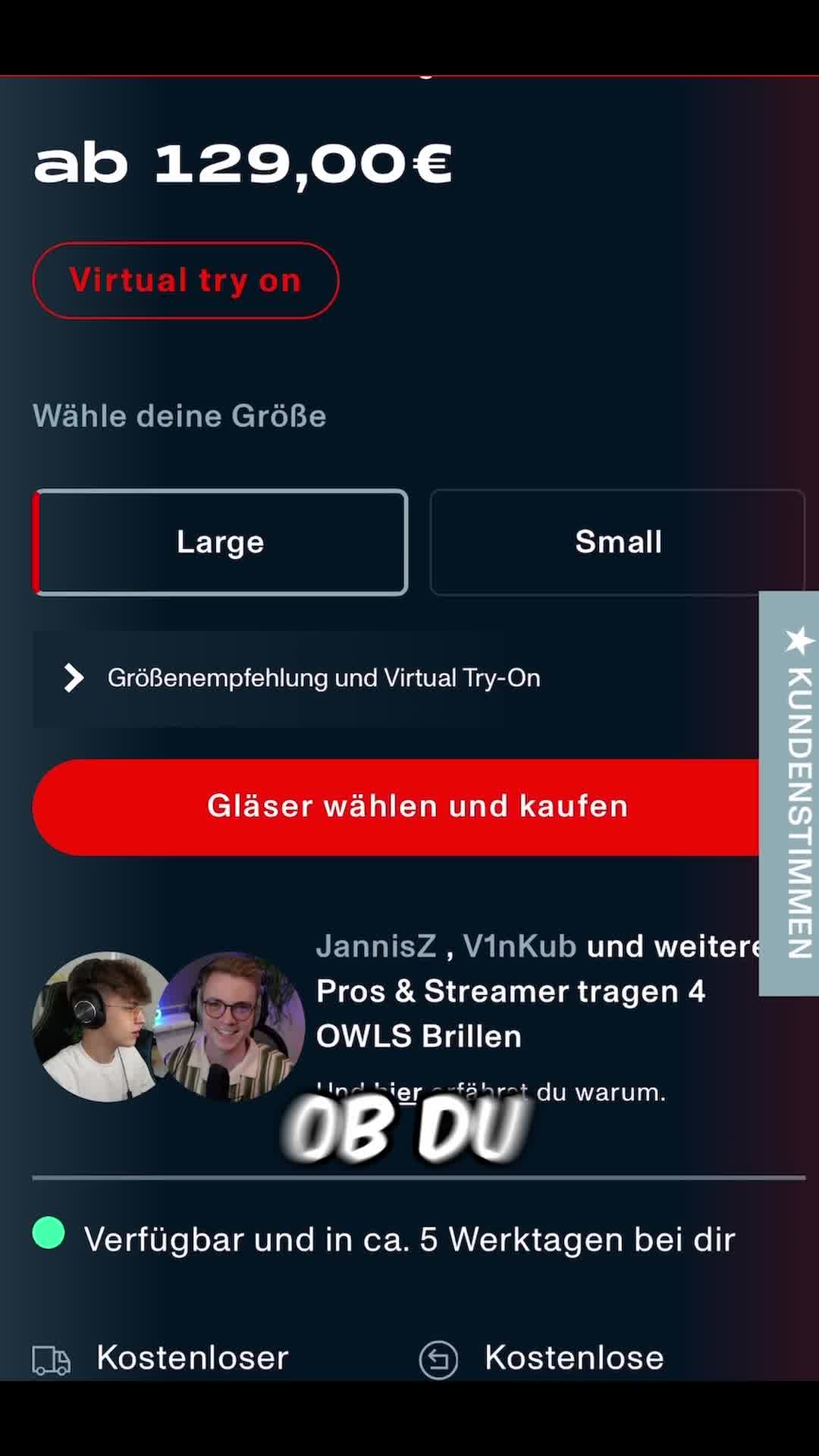 4 OWLS Gaming Brillen