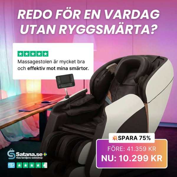 Använd den i 1 timme före läggdags för bästa sömn!