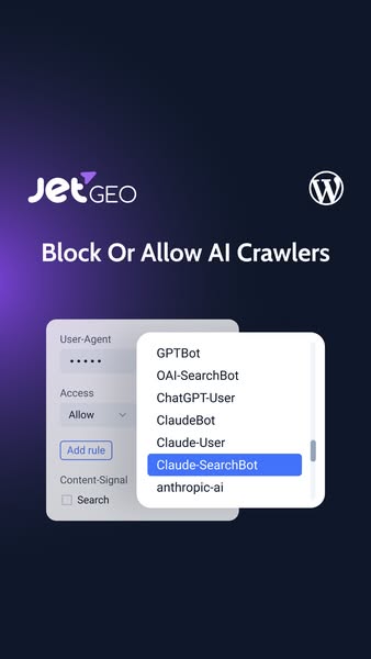 Manage AI Crawlers Now