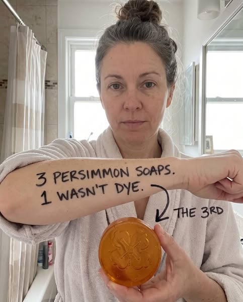 Is your persimmon soap real?