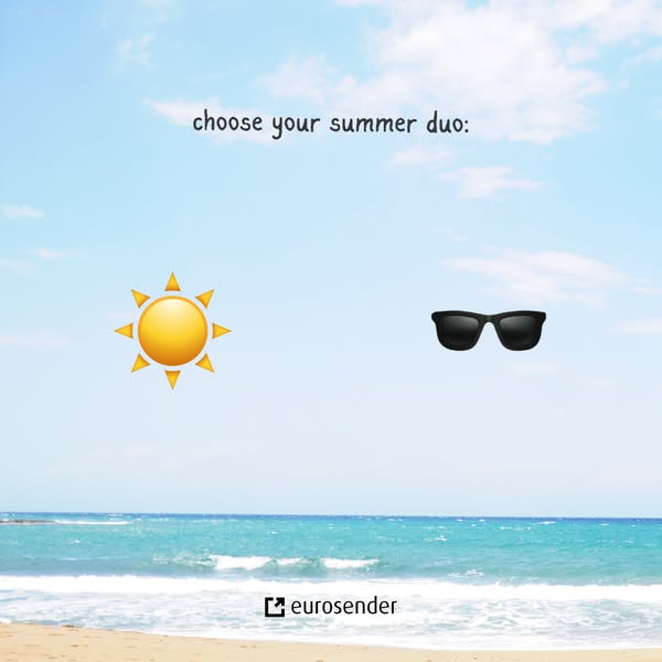 Sun + sunglasses?