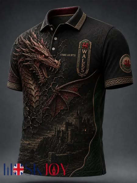 󠁧󠁢󠁷󠁬󠁳󠁿 Celebrate Welsh heritage in our classic Red Dragon apparel.