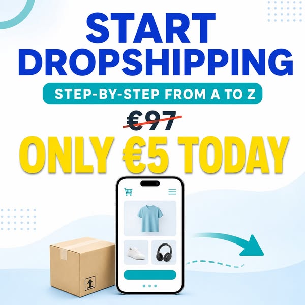 Learn Dropshipping From A to Z — Only €5