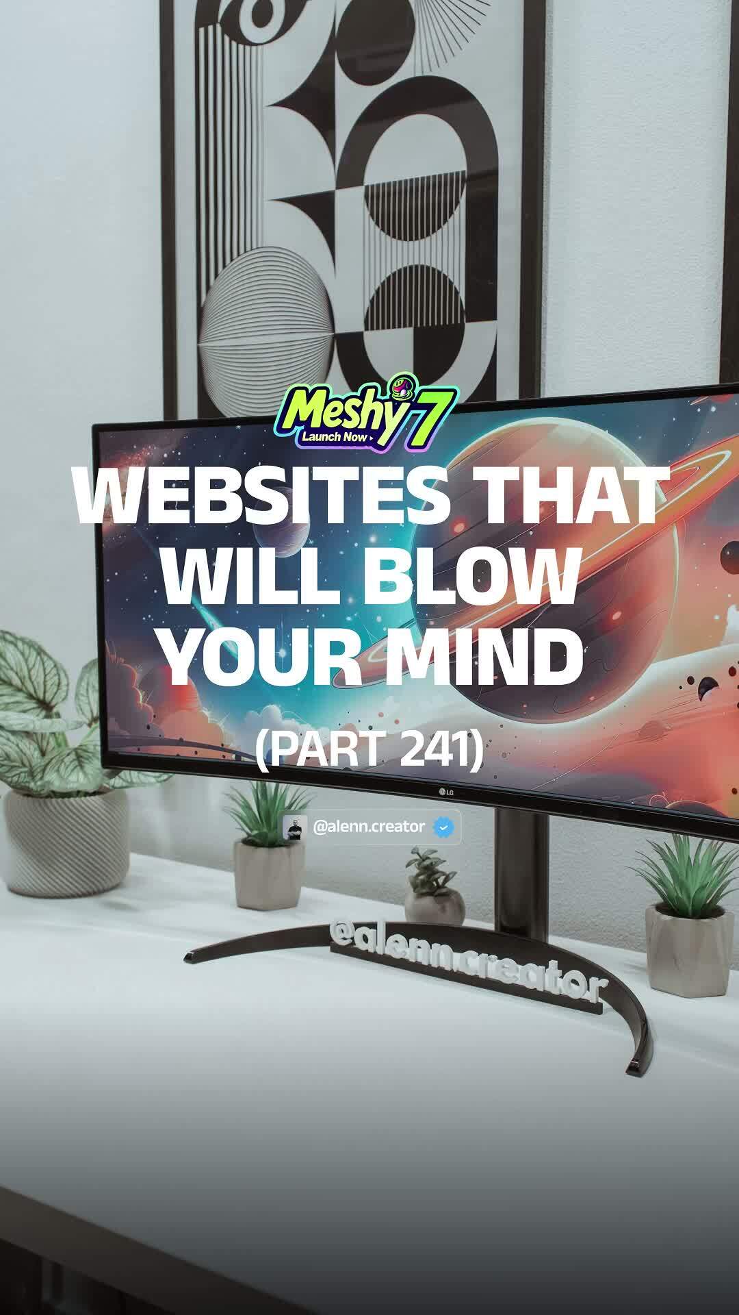 Anúncio de Meshy