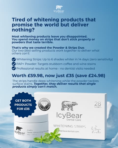 Powder & Strips Duo £35 (Worth £59.98)
