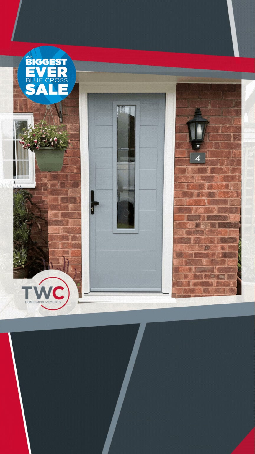 Blue Cross Sale On Doors