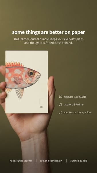 your first journal, 30% off