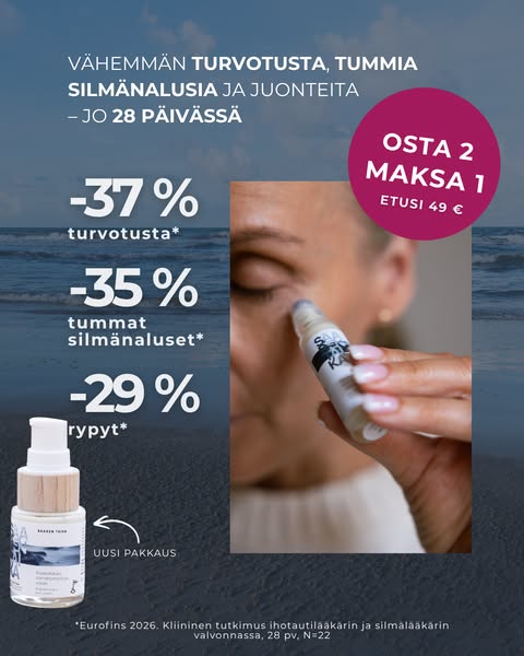 Itselle ja lahjaksi: Nyt 2 yhden hinnalla rajoitetun ajan