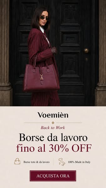 Fino al -30% su tutte le borse da lavoro!
