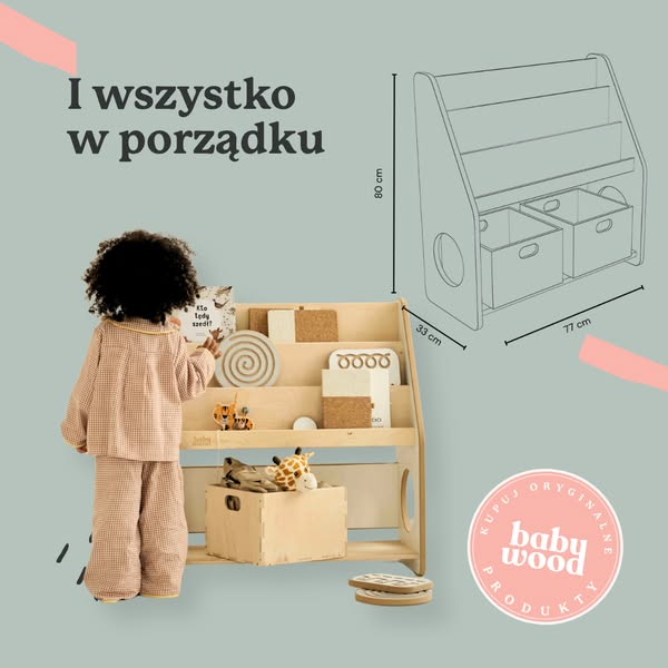 BESTSELLER Regał na książki i zabawki