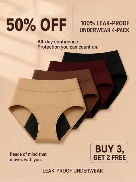 ｜Leak-Proof Underwear That Won't Let You Down