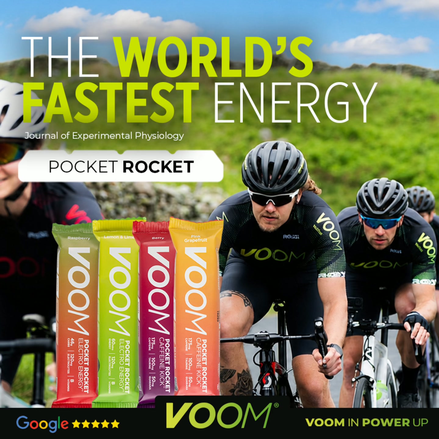 5 Energy Bars + Free Delivery for £5.00