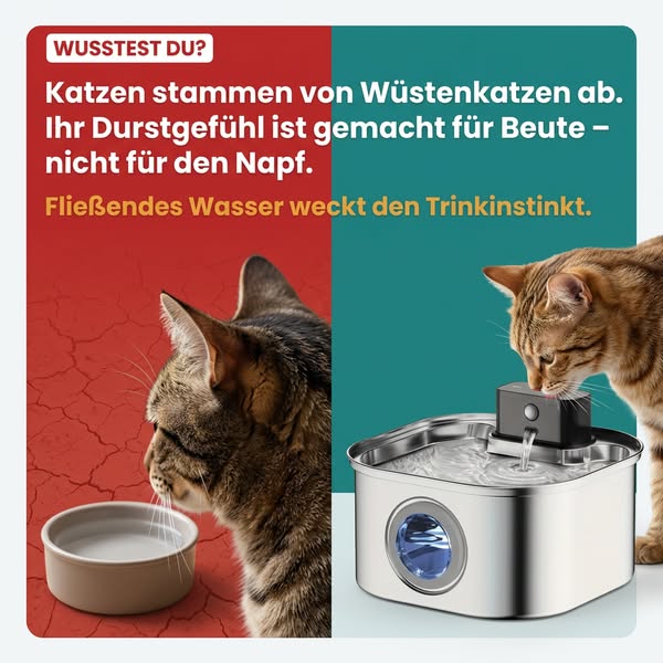 Warum Katzen jetzt mehr trinken