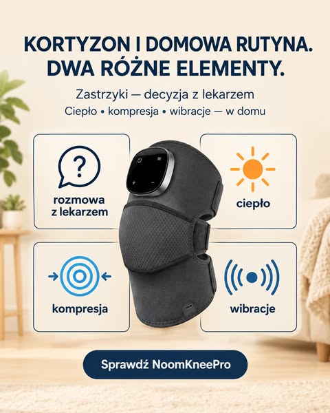 Zastrzyk pomógł na chwilę? A co z kolanem każdego wieczoru?