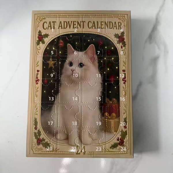 Advent Calendar 2026 Cat Advent Calendar - Giftfor Adults Friends CatOwners and Lovers Christmas Holiday Countdown Gift