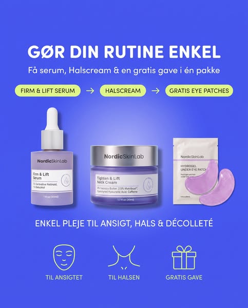 Komplet pakke til KUN 449 kr.