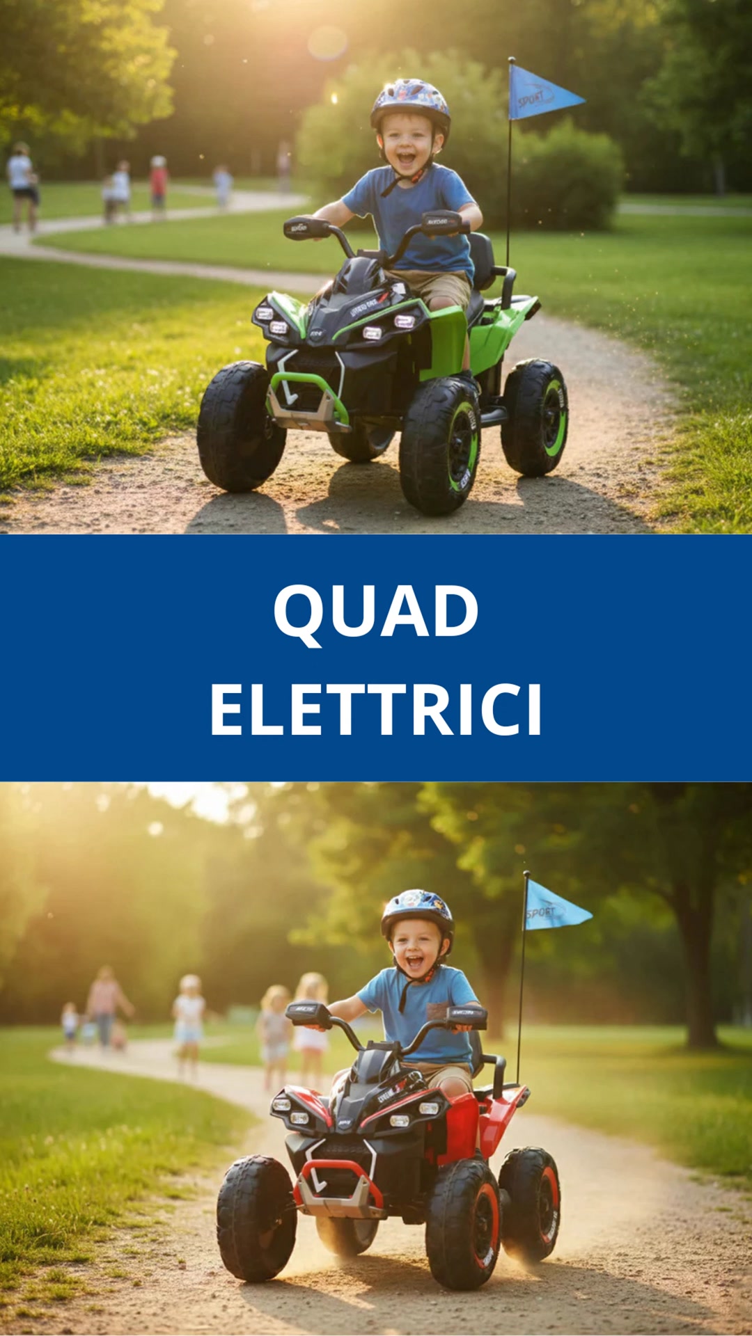 Macchine, moto, quad e bici per bambini