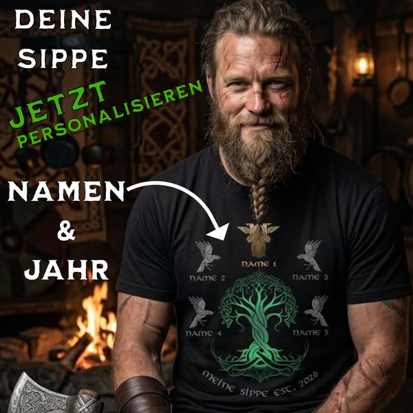 Mach deine Familie zur nordischen Legende! Garantiert unsterblich Kostenloser Versand ab 50 €.er Versand ab 50 €