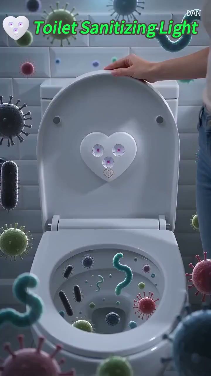 Smartes UVC-Toilettenlicht – automatische Hygiene nach jedem Toilettengang
