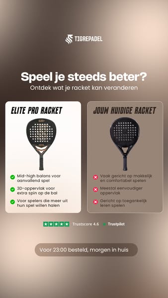 1. Tijd om je racket mee te laten groeien