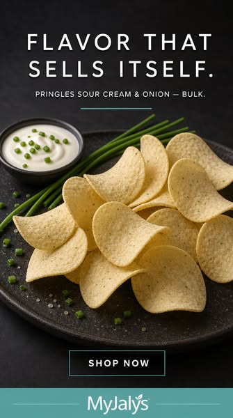FLAVOR THAT SELLS ITSELF. PRINGLES BULK.