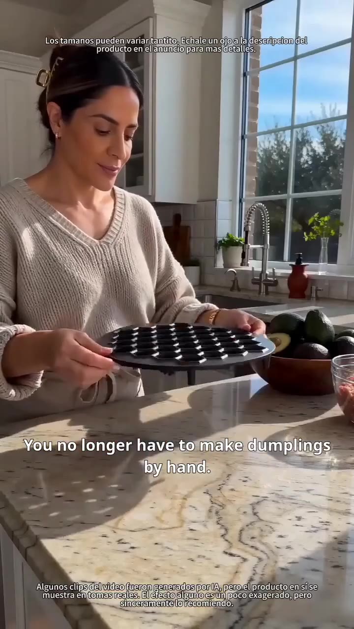 Shape 37 Dumplings Instantly! No-Fuss Aluminum Dumpling Mold
